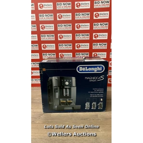 6076 - DELONGHI MAGNIFICA S ECAM250.33.TB BEAN TO CUP COFFEE MAKER / POWERS UP / SIGNS OF USE / A38