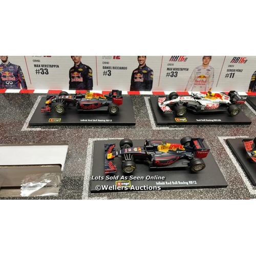 6130 - MAISTO 1:43 SCALE HIGHLY DETAILED FORMULA ONE CARS 6 PACK / ONE CAR MISSING / APPEARS NEW OPEN BOX /... 