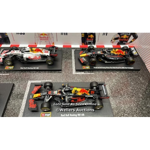 6130 - MAISTO 1:43 SCALE HIGHLY DETAILED FORMULA ONE CARS 6 PACK / ONE CAR MISSING / APPEARS NEW OPEN BOX /... 