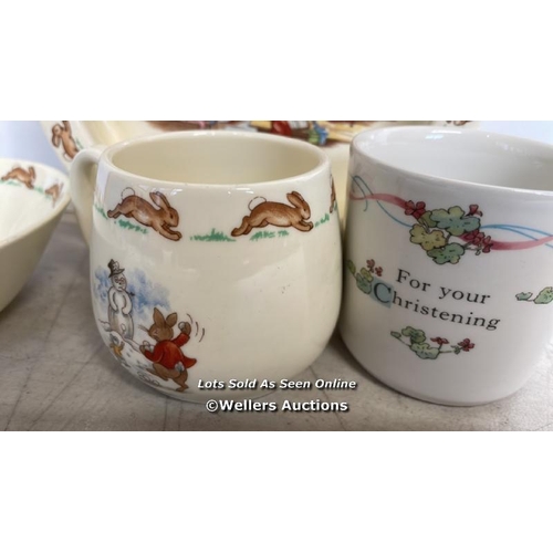 7003 - ASSORTED ROYAL DOULTON BUNNYKINS AND ONE WEDGEWOOD MUG / G76