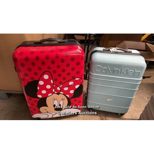 7070 - X2 PRE-OWNED LUGGAGE INCL. CALVIN KLEIN / G10