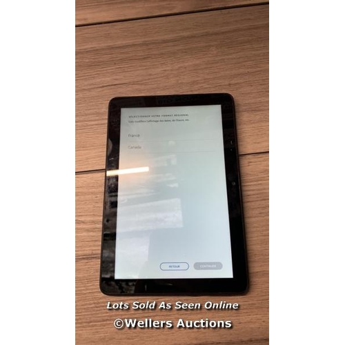 7089 - AMAZON FIRE HD 8 / K72LL4 / RESTORED TO FACTORY DEFAULTS / G11