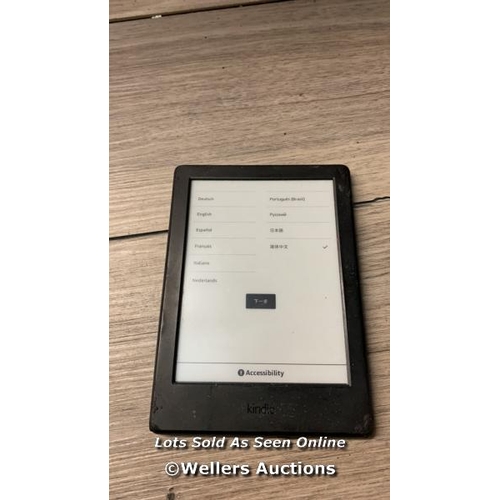 7096 - AMAZON KINDLE - 8TH GEN (2016) / SY69JL / RESTORED TO FACTORY DEFAULTS / G11