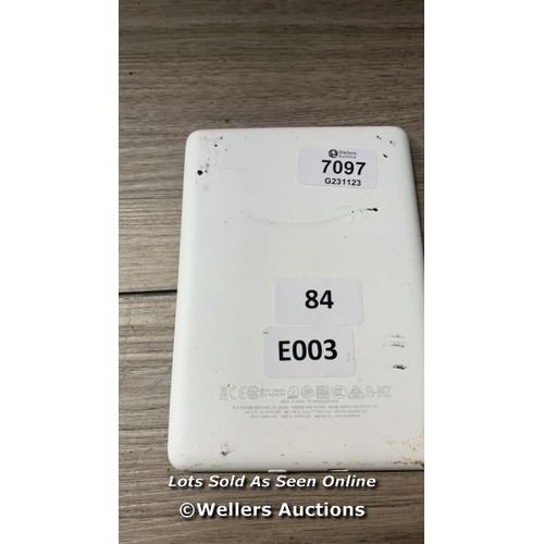 7097 - AMAZON KINDLE - 10TH GEN (2019) / J9G29R / RESTORED TO FACTORY DEFAULTS / G11