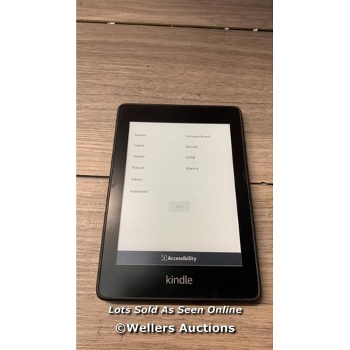 7098 - AMAZON KINDLE PAPERWHITE / RESTORED TO FACTORY DEFAULTS / G11