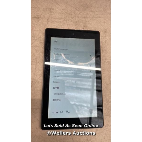 7110 - AMAZON FIRE 7 - 9TH GEN (2019) / M8S26G / RESTORED TO FACTORY DEFAULTS / G11