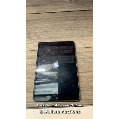 7115 - APPLE IPAD MINI / A1432 / 16GB / SERIAL: F7TLLL7PSFP84 / I-CLOUD (ACTIVATION) LOCKED / RESTORED TO F... 