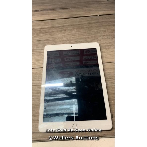 7128 - APPLE IPAD - 5TH GEN / A1822 / 128GB / SERIAL GCGVT7EFHLFF: / I-CLOUD (ACTIVATION) LOCKED / RESTORED... 