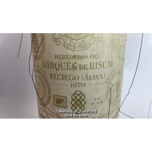 73 - Five bottles of Marques De Riscal El Giego Rioja, 1962, 1969, 1970, 1978 & 1984 vintages, With origi... 