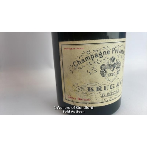 77 - Seven bottles of 1952 Krug & Co Reims Champagne Private Cuvee, Extra Sec, 3.042.212, With original p... 