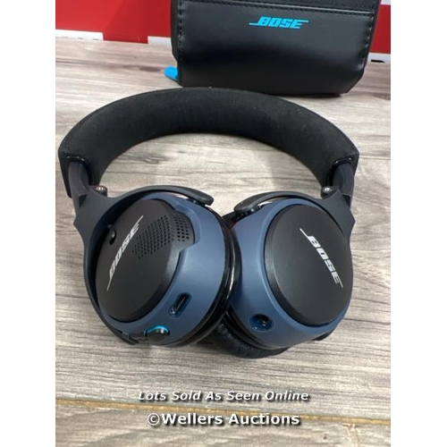 8032 - BOSE SOUNDLINK HEADPHONES / POWERS UP / CONNECTS TO BT / PLAYS MUSIC / SIGNS OF USE / DAMAGED(SEE IM... 