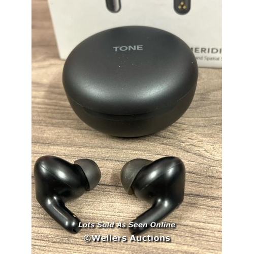 8083 - LG UFP5 WIRELESS EARBUDS / POWER UP / CONNECT TO BT / PLAY MUSIC / SIGNS OF USE