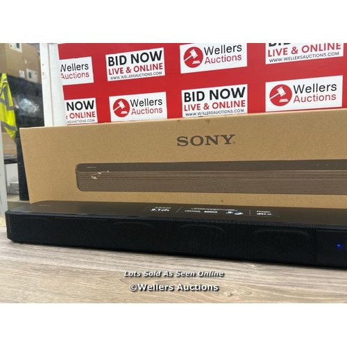 8094 - SONY HTS2000.CEK  3.1CH SOUNDBAR / POWERS UP / CONNECTS TO BT /PLAYS MUSIC / MINIMAL, IF ANY, SIGNS ... 