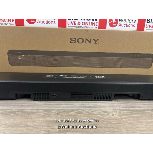 8094 - SONY HTS2000.CEK  3.1CH SOUNDBAR / POWERS UP / CONNECTS TO BT /PLAYS MUSIC / MINIMAL, IF ANY, SIGNS ... 