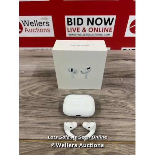 8106 - APPLE AIRPODS PRO / WITH CHARGING POD / MWP22ZM/A  / NO POWER / SIGNS OF USE