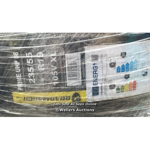 8203 - 4 X 235 55 19 ROADMARCH 105V XL 235/55R19 BRAND NEW AMAZING C B LABELS M S / Y