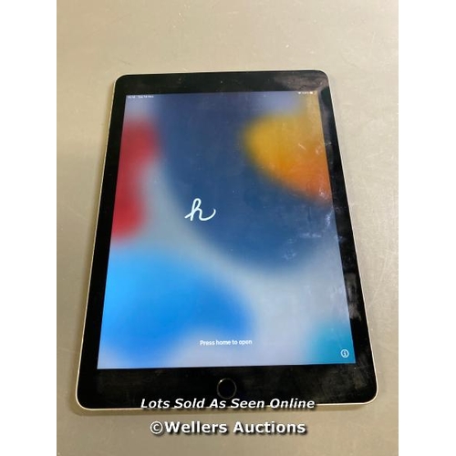 3809 - APPLE IPAD AIR 2 / A1566 / 64GB / SERIAL: DMPQN6Y9G5VW / I0CLOUD (ACTIVATION) UNLOCKED / RESTORED TO... 