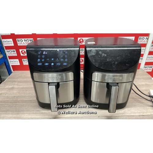 3826 - 2X GOURMIA 6.7L DIGITIAL AIR FRYER / PRE-SET 10 ONE-TOUCH COOKING FUNCTIONS / FRYFORCE 360� TECHNOLO... 