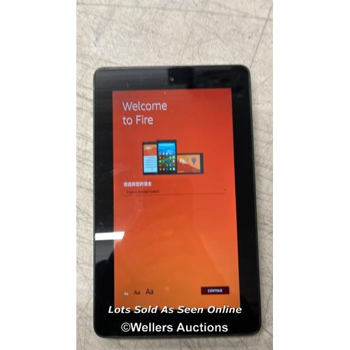 3833 - AMAZON FIRE HD 7 - 5TH GEN (2015) / SV98LN / RESTORED TO FACTORY DEFAULTS / DS