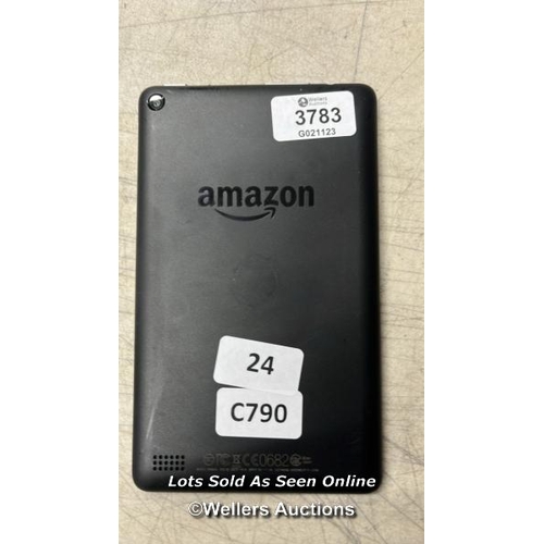 3833 - AMAZON FIRE HD 7 - 5TH GEN (2015) / SV98LN / RESTORED TO FACTORY DEFAULTS / DS