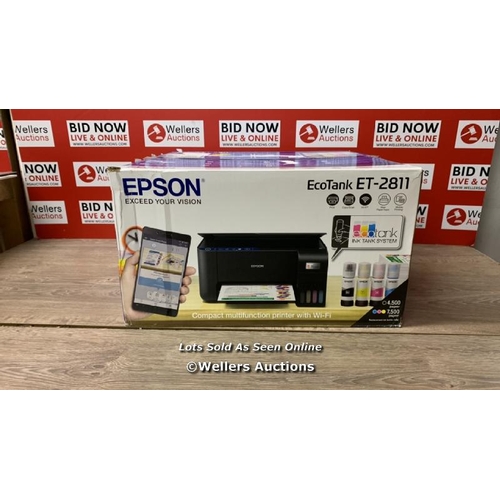 3007 - EPSON ET-2811 C11CJ67402 / POWERS UP / SIGNS OF USE / / H60