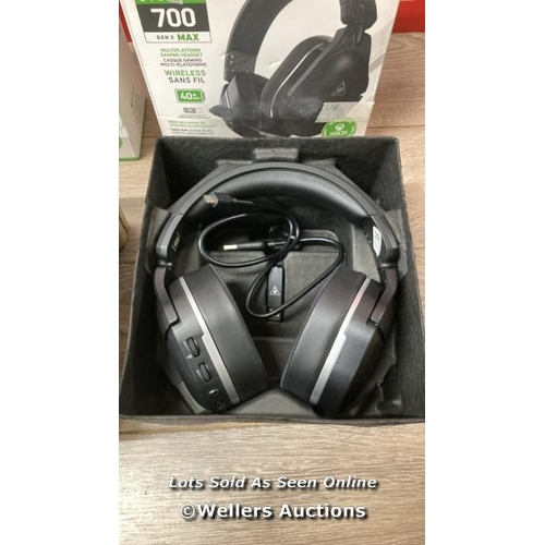 3055 - 2X TURTLE BEACH STEALTH 700 GEN 2 MAX WIRELESS GAMING HEADSET FOR XBOX TBS-2790-02 / MINIMAL SIGNS O... 