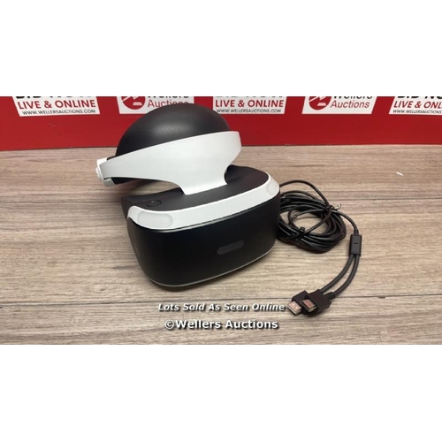 3057 - SONY PLAYSTATION VR CUH-ZVR2 / UNTESTED, MINIMAL SIGNS OF USE, SEE IMAGES / H59