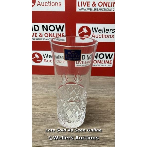 3059 - JOHN LEWIS ROYAL BRIERLEY GLASS / GOOD CONDITION / H50