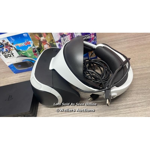 3061 - SONY PLAYSTATION VR MEGA PACK CUH-ZVR2 / MINIMAL SIGNS OF USE, UNTESTED, SEE IMAGES / H50