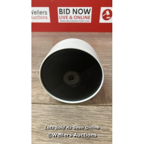 3113 - GOOGLE NEST CAM INDOOR & OUTDOOR GA01317 / SIGNS OF USE / MISSING MOUNTING BRACKET / H50