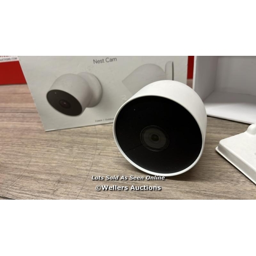 3116 - GOOGLE NEST CAM INDOOR & OUTDOOR GA01317 / MINIMAL SIGNS OF USE / CAMER ONLY / SEE IMAGES / H50