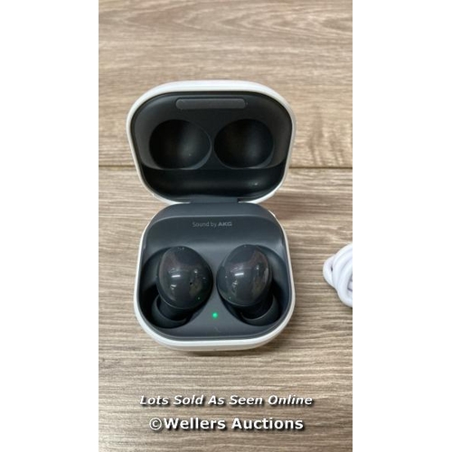 3124 - SAMSUNG GALAXY BUDS 2 SM-R177 / POWERS UP, SIGNS OF USE, UNTESTED, SEE IMAGES  / H50