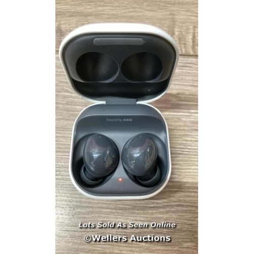 3124 - SAMSUNG GALAXY BUDS 2 SM-R177 / POWERS UP, SIGNS OF USE, UNTESTED, SEE IMAGES  / H50