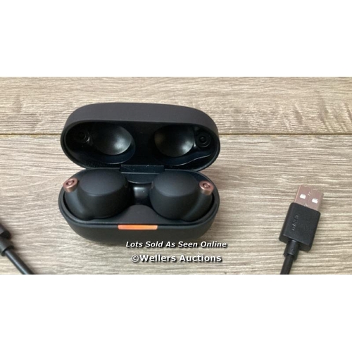 3140 - SONY WIRELESS EARPHONES WF-1000XM4B / SIGNS OF USE, UNTESTED / H52