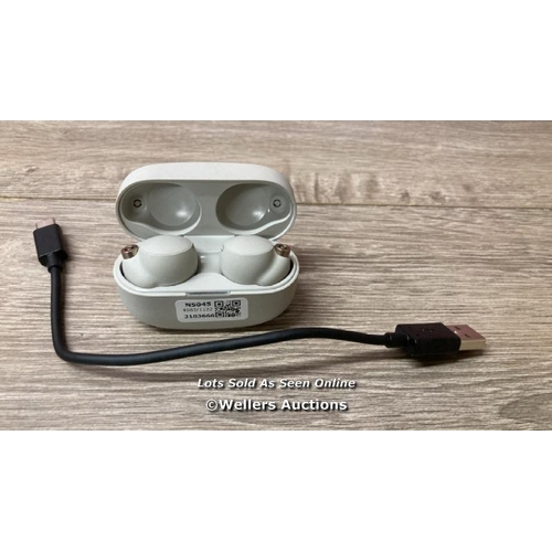 3141 - SONY WIRELESS NOISE CANCELLING STEREO HEADSET WF-1000XM4 / SIGNS OF USE, UNTESTED / H52