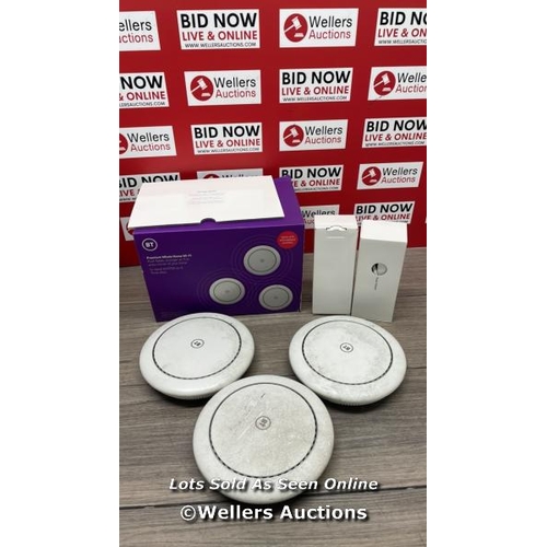 3145 - BT WIFI HOME ROUTER 3 PACK 88269 / SIGNS OF USE, UNTESTED / H52