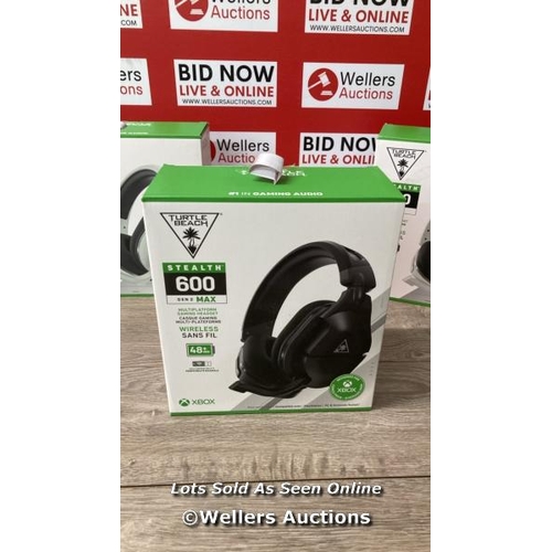 3167 - 4X TURTLE BEACH STEALTH 600X GEN 2 USB TBS-2374-02 / SIGNS OF USE / H53