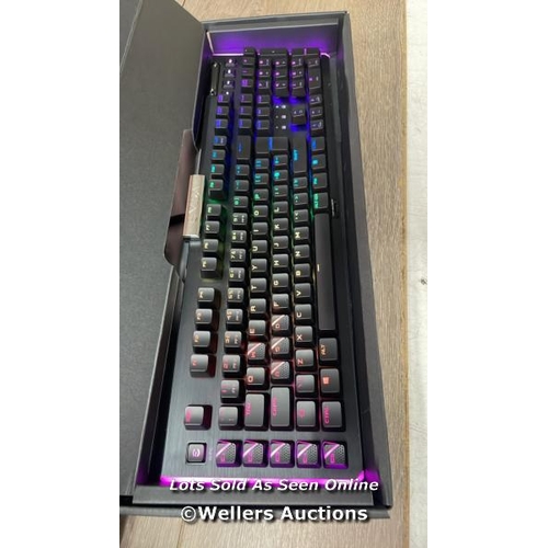 3174 - EVEA Z20 OPTICAL MECHANICAL GAMING KEYBOARD 811-W1-20UK-K2 / POWERS UP, MINIMAL SIGNS OF USE, UNTEST... 