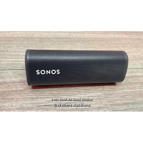 3192 - SONOS ROAM ROAMR1R21BLK / UNTESTED, SIGNS OF USE, NO POWER CABLES / HD3