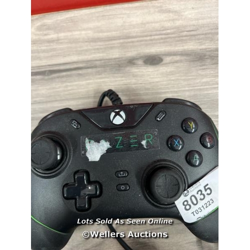 8035 - RAZOR XBOX CONTROLLER WOLVERINE V2 / UNTESTED / SIGNS OF USE