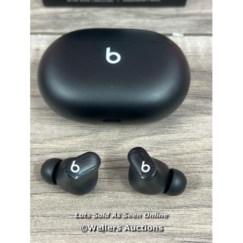 8054 - BEATS STUDIO BUDS TRUE WIRELESS BLUETOOTH IN-EAR HEADPHONES / POWERS UP, CONNECTS TO BT, PLAYS MUSIC... 