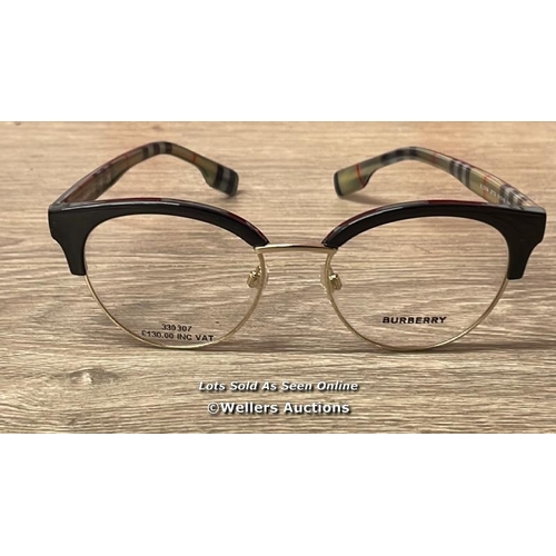 8058 - BURBERRY 2316 3773 51X18 GLASSES FRAMES / APPEARS NEW & UNUSED