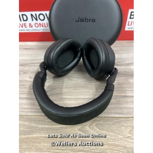 8079 - JABRA ELITE 85H WIRELESS BLUETOOTH ACTIVE NOISE CANCELLING OVER-EAR HEADPHONES / POWER UP, CONNECT T... 