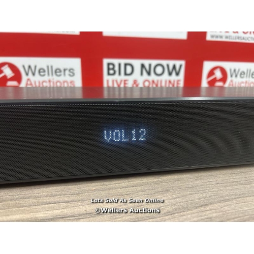 8083 - LG SN7CY BLUETOOTH ALL-IN-ONE SOUNDBAR / POWERS UP, CONNECT TO BT & PLAYS MUSIC / SIGNS OF USE / WIT... 