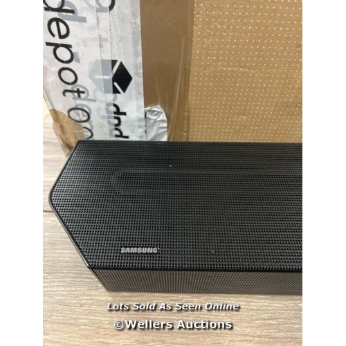 8085 - SAMSUNG Q800B SOUNDBAR & SUBWOOFER / BOTH PARTS POWER UP, CONNECT TO BT & PLAY MUSIC, SIGNS OF USE /... 