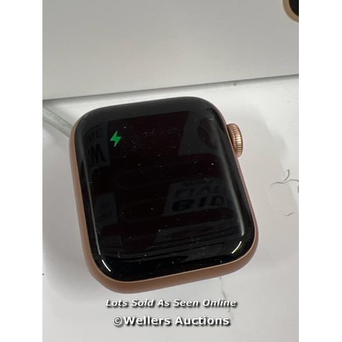 8088 - APPLE WATCH / SERIES 6 (GPS) / GOLD ALUMINIUM  / 40MM / WITH BLACK SPORT BAND STRAP / A2291 / POWERS... 