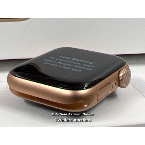 8093 - APPLE WATCH / SERIES 6 (GPS) / GOLD ALUMINIUM  / 40MM / WITH PINK SAND SPORT BAND STRAP / A2291 / PO... 