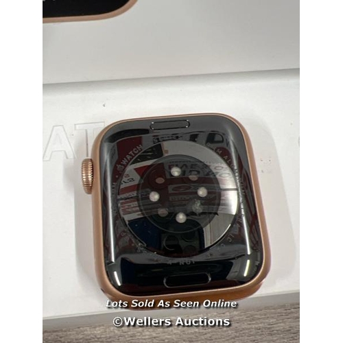 8093 - APPLE WATCH / SERIES 6 (GPS) / GOLD ALUMINIUM  / 40MM / WITH PINK SAND SPORT BAND STRAP / A2291 / PO... 