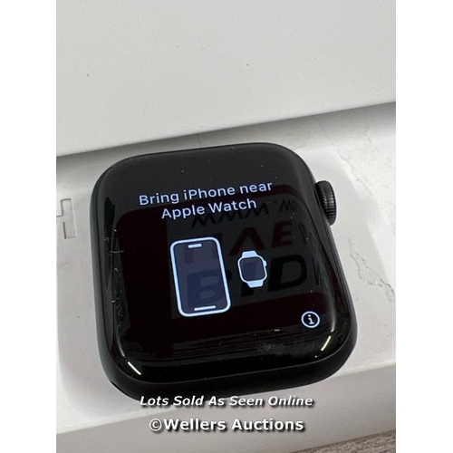 8097 - APPLE WATCH / SERIES 6 (GPS) / SPACE GREY / 44MM / WITHOUT BLACK SPORT BAND STRAP / A2292 / POWERS U... 