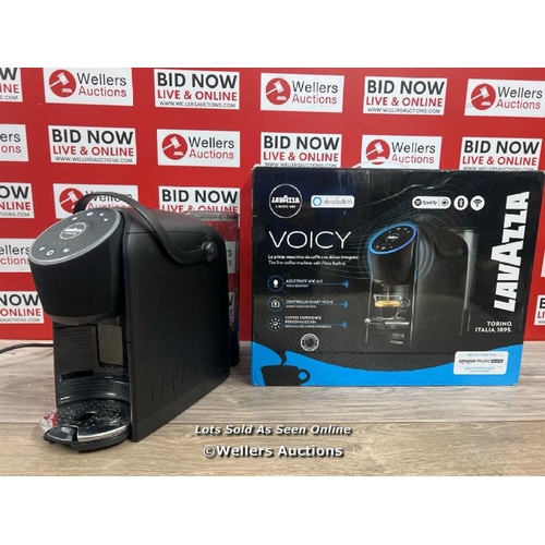 8098 - LAVAZZA VOICY COFFEE MACHINE / POWERS UP / MINIMAL, IF ANY, SIGNS OF USE / NOT FULLY TESTED / APP IS... 